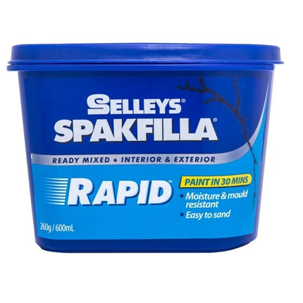 Selleys SPAKFILLA Ready Mixed Lightweight Filler Rapid 30 min 260g