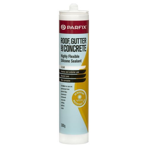 Parfix Roof Gutter Concrete Silicone Sealant [Clear]