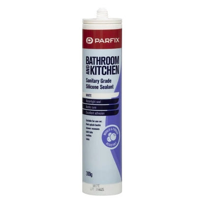 Parfix Kitchen & Bathroom Silicone Sealant 300g [White]