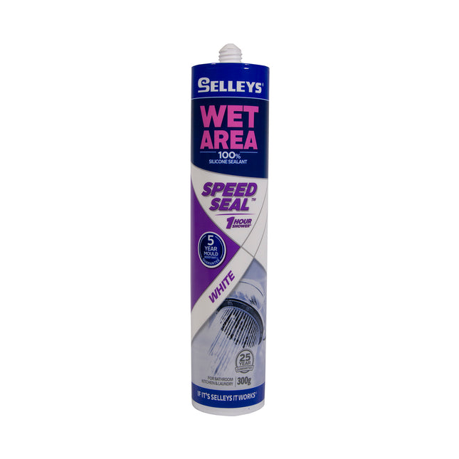 Selleys Wet Area Silicone Sealant Speed Seal 1 Hour [White]