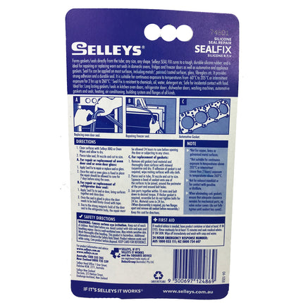 SealFix Silicone Seal Repair Durable Clear Seal Resists High Temperatures up to 260C 75g