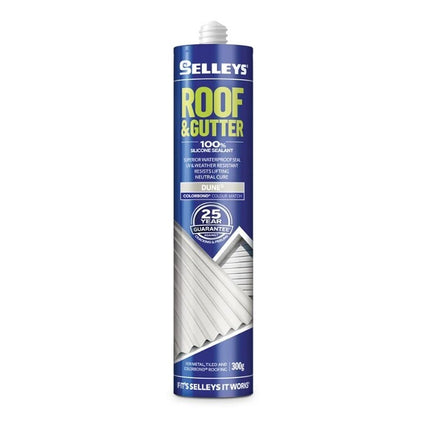 Selleys Roof & Gutter Silicone Sealant UV & Weather Resistant 310g [Dune]