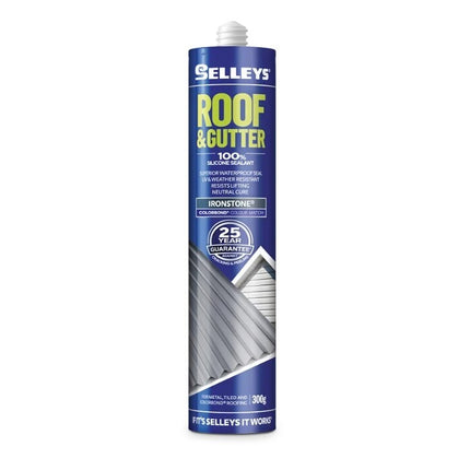 Selleys Roof & Gutter Silicone Sealant UV & Weather Resistant 310g [Ironstone]