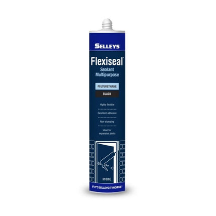 Selleys Flexiseal Multipurpose Sealant Polyurethane 310ml [Black]