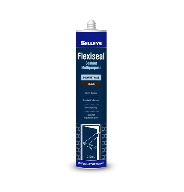 Selleys Flexiseal Multipurpose Sealant Polyurethane 310ml [Black]
