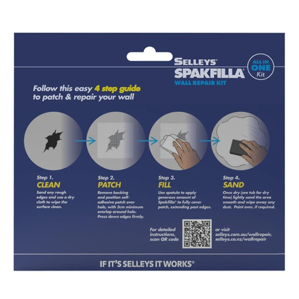 Selleys Spakfilla DIY Repair Kit for Walls Patch Repair