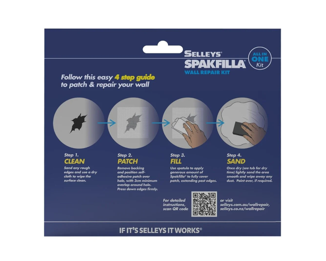 Selleys Spakfilla DIY Repair Kit for Walls Patch Repair