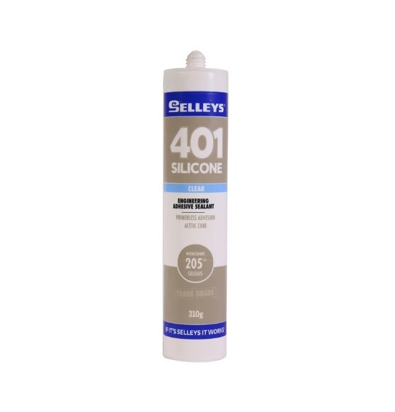 Selleys 401 Silicone Adhesive for Gaskets Resists 205 Degrees [Clear]