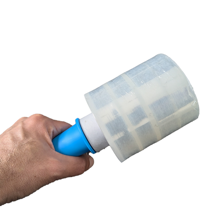 HandyPal GripWrap Pro 100mm x 250m Mini Shrink Wrap - Heavy-Duty, Tear-Resistant, Handheld Packaging Solution