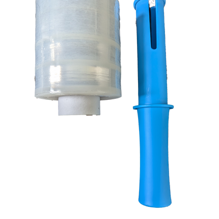 HandyPal GripWrap Pro 100mm x 250m Mini Shrink Wrap - Heavy-Duty, Tear-Resistant, Handheld Packaging Solution