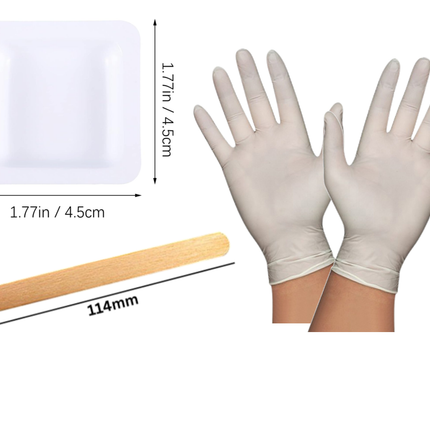 Disposable Glue Epoxy Mixing Kit with Tray, Stick, and Gloves – Easy, Mess-Free Adhesive Mixing for Epoxy, Resin, and Glue Projects