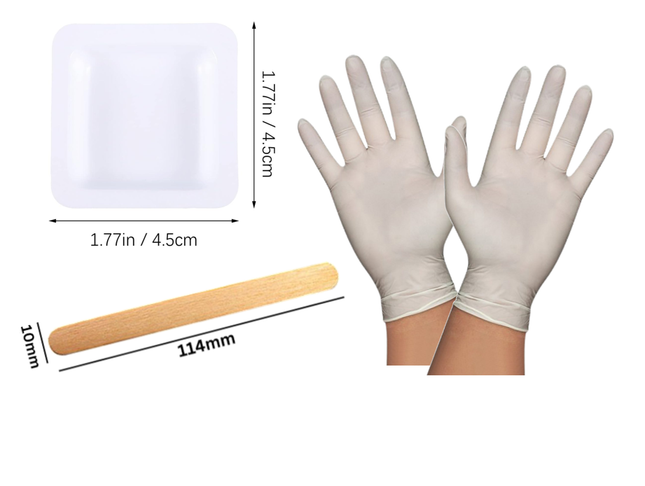 Disposable Glue Epoxy Mixing Kit with Tray, Stick, and Gloves – Easy, Mess-Free Adhesive Mixing for Epoxy, Resin, and Glue Projects