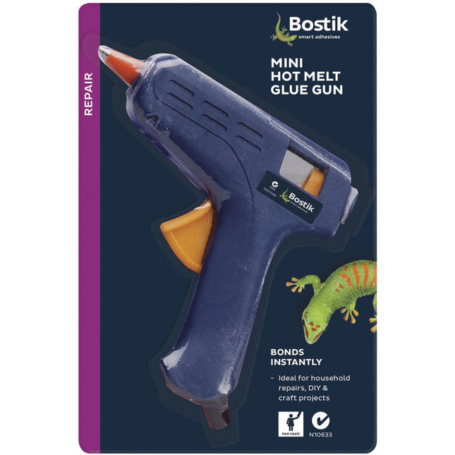 Bostik Mini Hot Melt Glue Gun + 2 Sticks