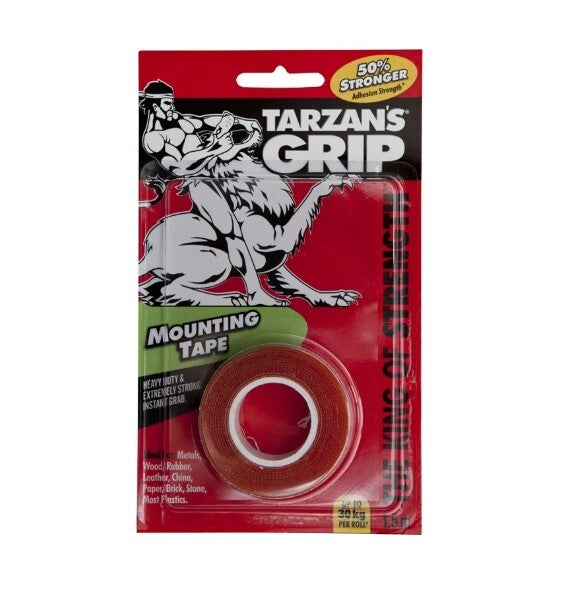 Tarzan's Grip Mounting Tape Strong Grab x 1.5m