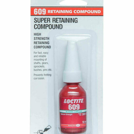 Loctite 609 Super Retaining Compound Medium Strength 10ml