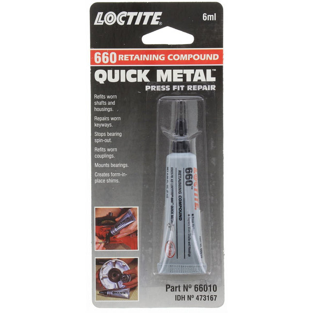 Loctite 660 Retaining Compound Quick Metal Press Fit Repair 6ml