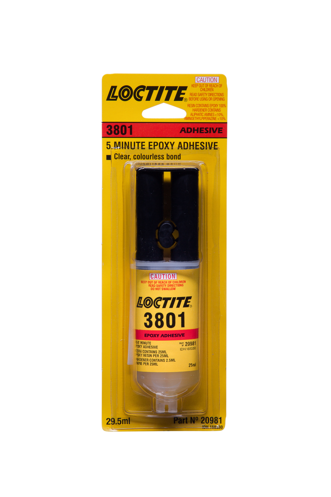 Loctite 3801 5 Minute Epoxy Adhesive 29.5ml