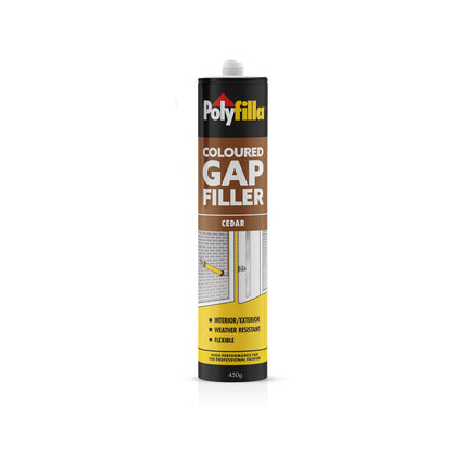 Poly Coloured Gap Filler Acrylic Sealant Int & Ext [Cedar]