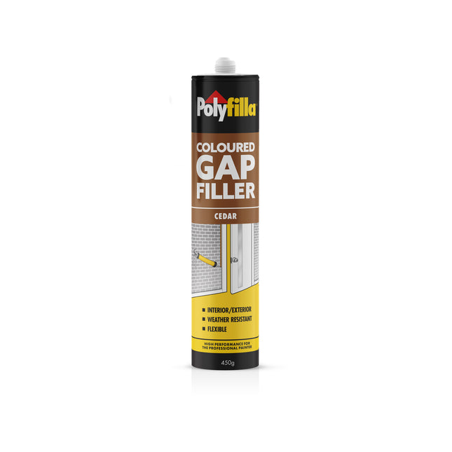 Poly Coloured Gap Filler Acrylic Sealant Int & Ext [Cedar]