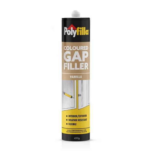 Poly Coloured Gap Filler Acrylic Sealant Int & Ext [Vanilla]