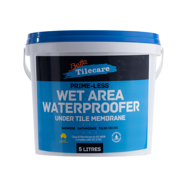 Betta Tilecare Wet Area Liquid Rubber Waterproofer – 5L