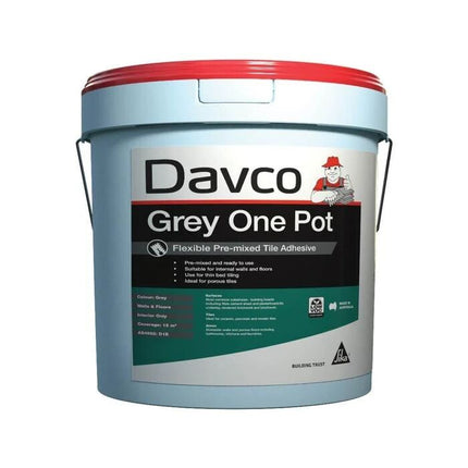 Davco Grey One Pot Premixed Tile Adhesive 1L
