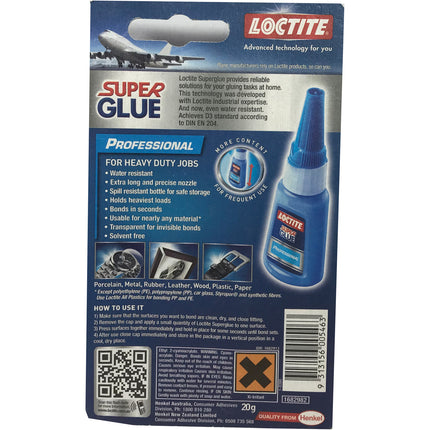 Loctite Super Glue Professional Water Resistant 20g