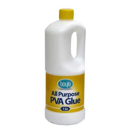 All Purpose PVA Slime Glue 1L Non Toxic Dries Clear Kids Safe