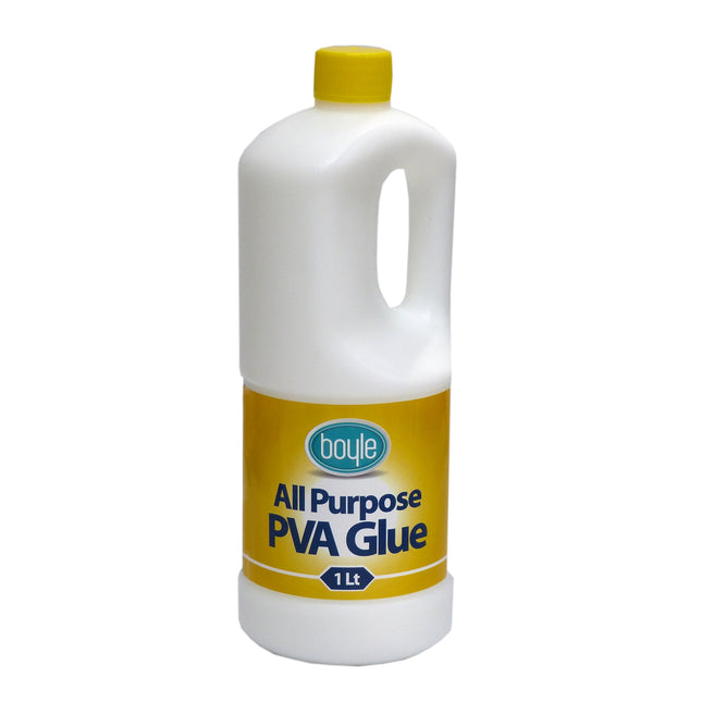 All Purpose PVA Slime Glue 1L Non Toxic Dries Clear Kids Safe