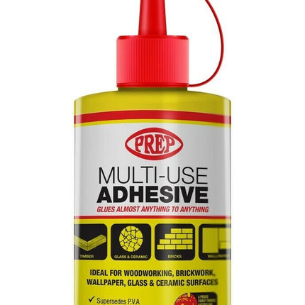 Prep Multi-Use Adhesive Superseeds PVA Non Toxic Dries Clear 125ml