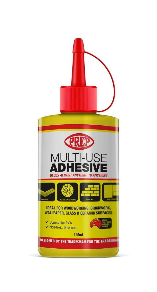 Prep Multi-Use Adhesive Superseeds PVA Non Toxic Dries Clear 125ml