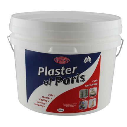 Prep Plaster Of Paris For Sculpting Casting Easy to Shape Dries White 10Kg