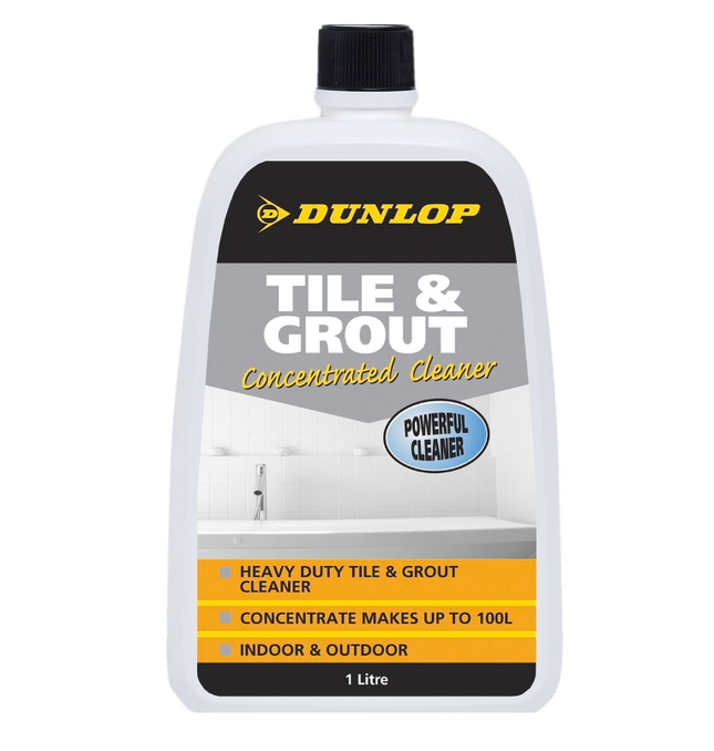 Dunlop Tile & Grout Concentrated Cleaner - Heavy Duty, 1L