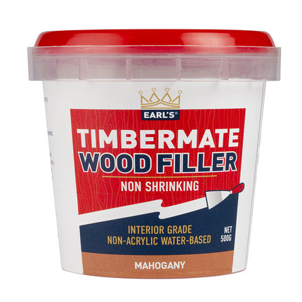 Timbermate Woodfiller putty crack filler Interior 500g [Mahogany]