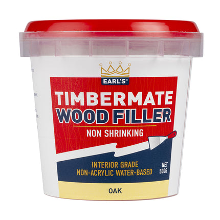 Timbermate Woodfiller putty crack filler Interior 500g [Oak]