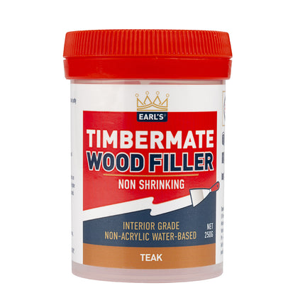 Timbermate Woodfiller putty crack filler Interior 250g [Teak]
