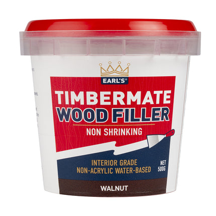 Timbermate Woodfiller putty crack filler Interior 500g [Walnut]