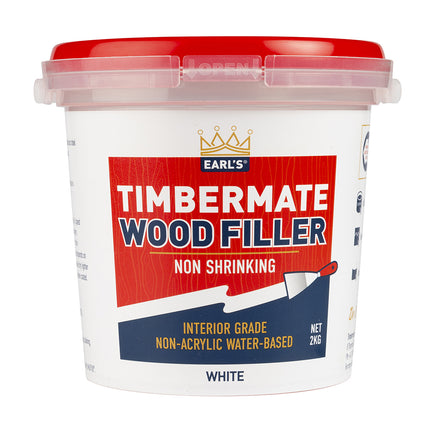 Timbermate Woodfiller putty crack filler Interior 2Kg [White]