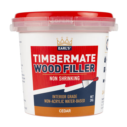 Timbermate Woodfiller putty crack filler Interior 2Kg [Cedar]