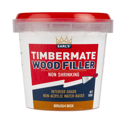 Timbermate Woodfiller putty crack filler Interior 500g [Brush Box]