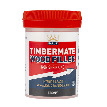 Timbermate Woodfiller putty crack filler Interior 250g [Ebony]