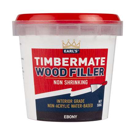 Timbermate Woodfiller putty crack filler Interior 500g [Ebony]