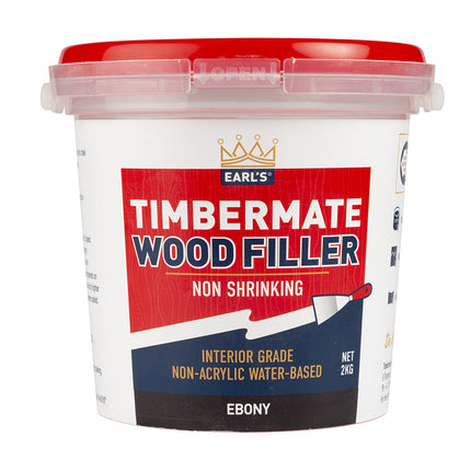 Timbermate Woodfiller putty crack filler Interior 2Kg [Ebony]