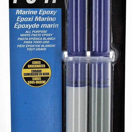 PC11 Waterproof Marine White Epoxy cures underwater Syringe 28g