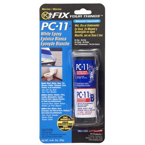PC11 Waterproof Marine White Epoxy cures underwater Multipurpose 56g