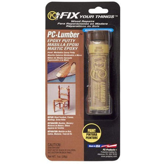 PC Lumber Epoxy Putty Paintable Wood Repairs 28g