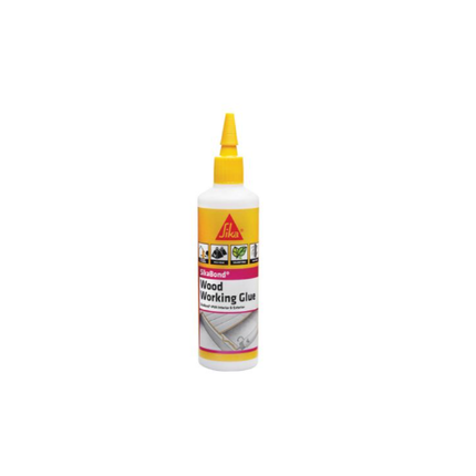 SikaBond PVA Wooworking Glue Interior & Exterior Bottle 250ml