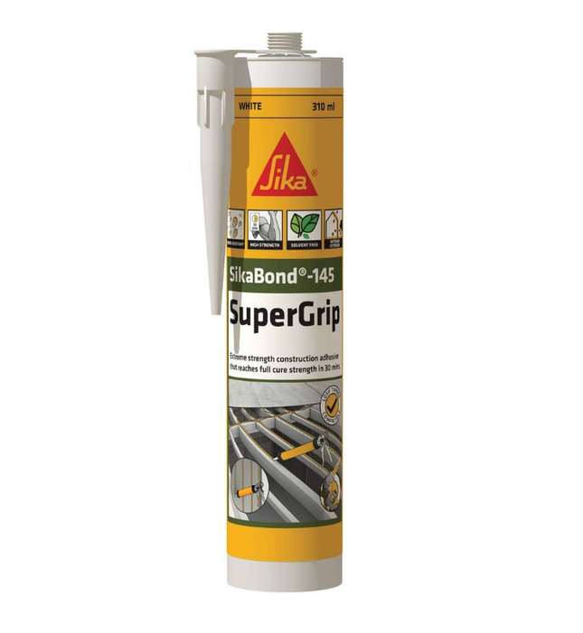 Sika Sikabond 145 SuperGrip Adhesive 30 min White 310ml