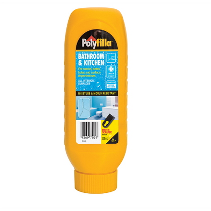 Polyfilla Crack Filler Bathroom & Kitchen Moisture Mold Resistant 330ml