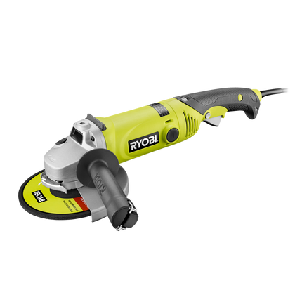 Packshot of Ryobi Angle Grinder Sander Polisher 180mm 1500W for Surface Restoration
